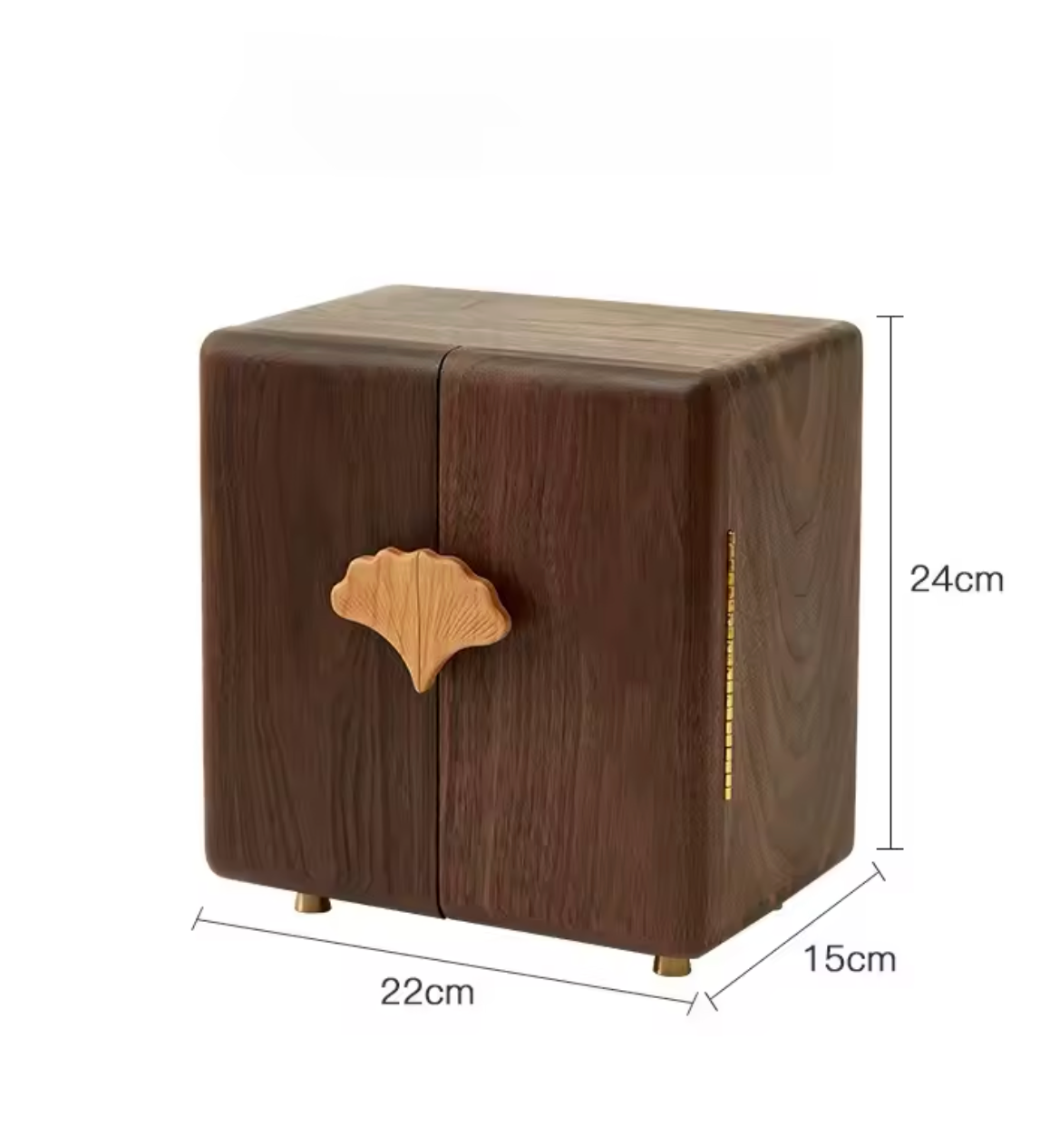 Boîte à bijoux noyer 5 niveaux, idée cadeau élégante pour femme – Cléophée Paris