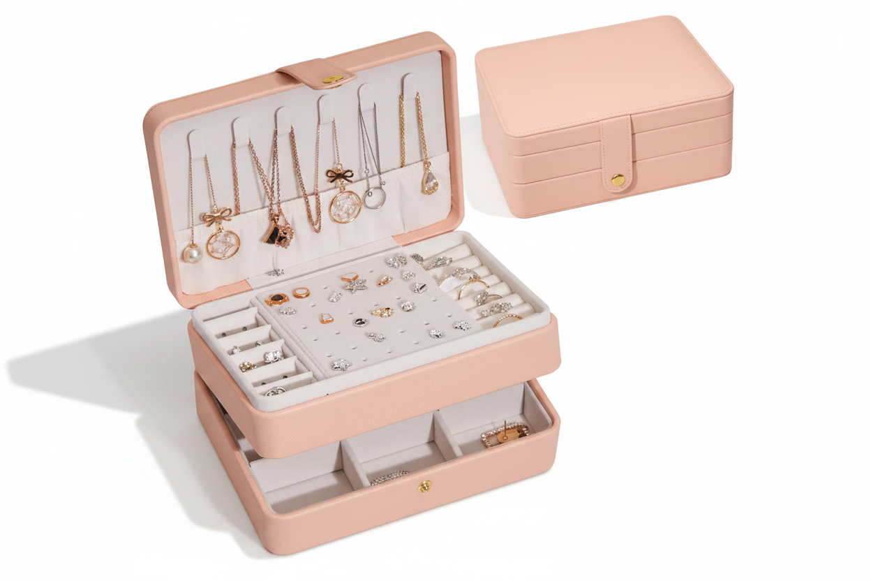 Boîte à bijoux de voyage — Compacte Cléophée Paris