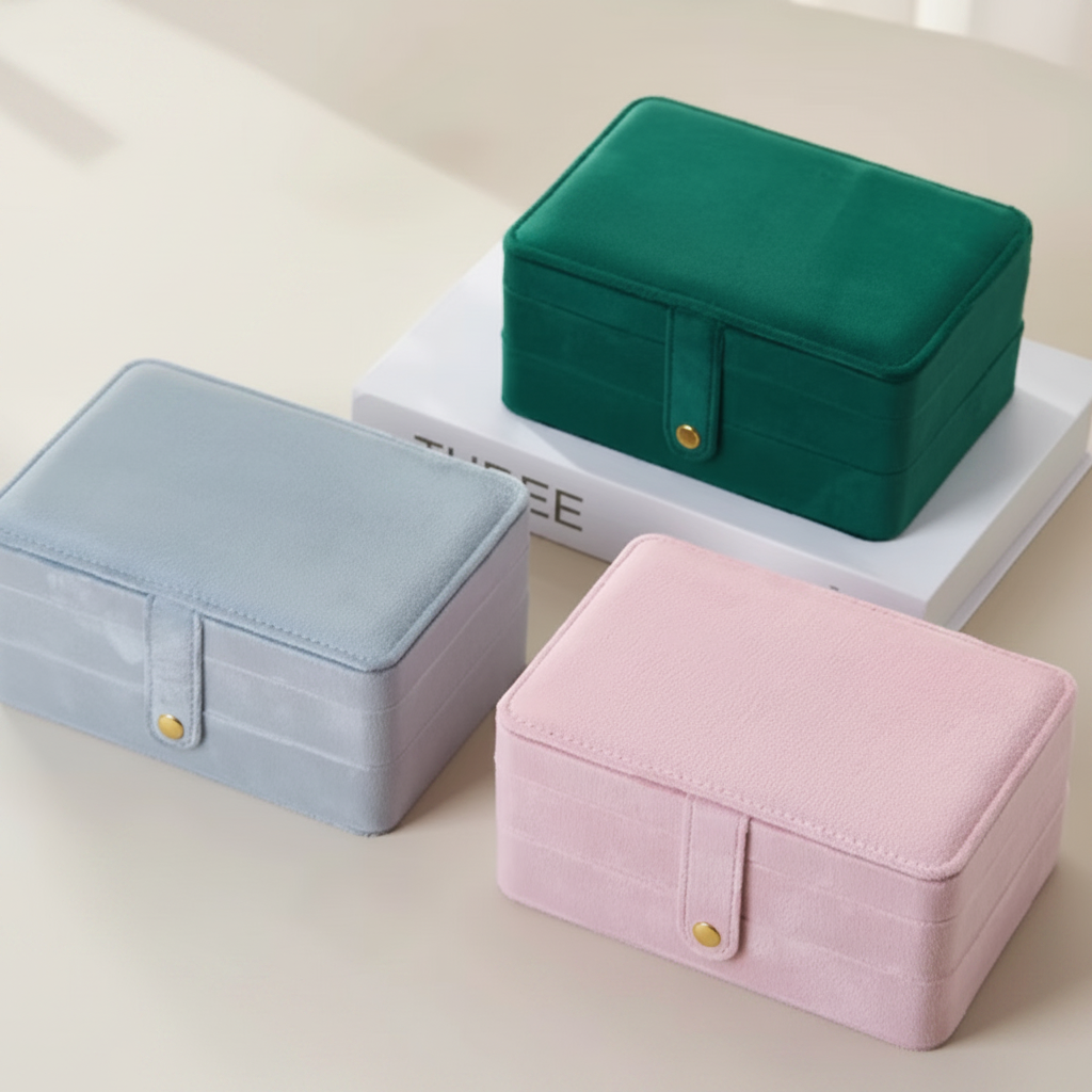Boîte à bijoux de voyage — Compacte Cléophée Paris