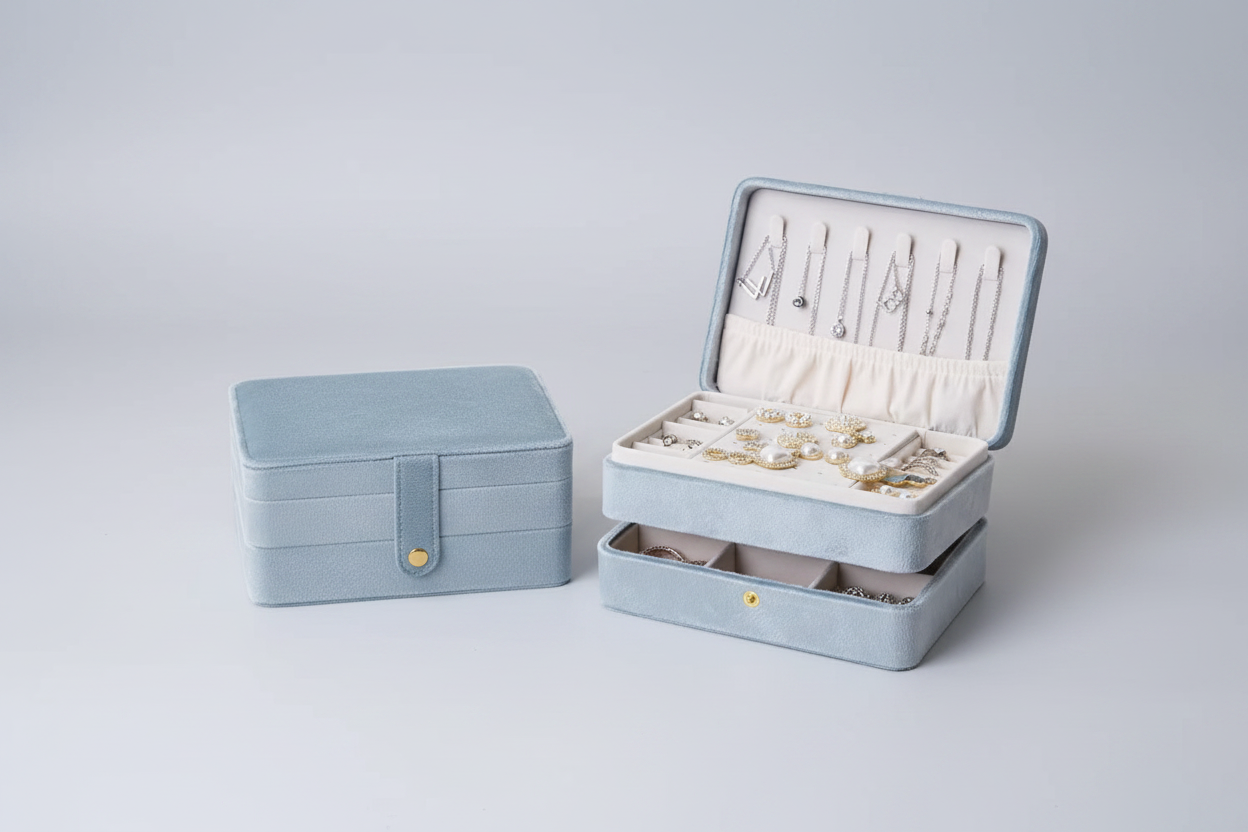 Boîte à bijoux de voyage — Compacte Cléophée Paris