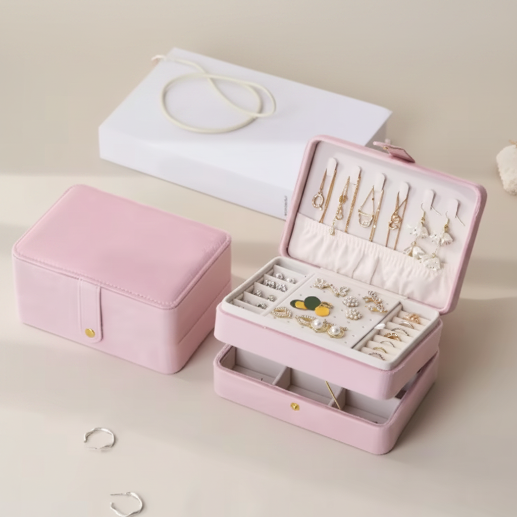 Boîte à bijoux de voyage — Compacte Cléophée Paris