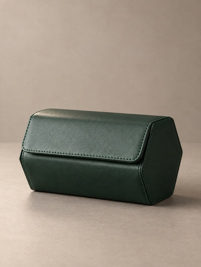 Étui 2 montres vert sapin Ascot — vue 2