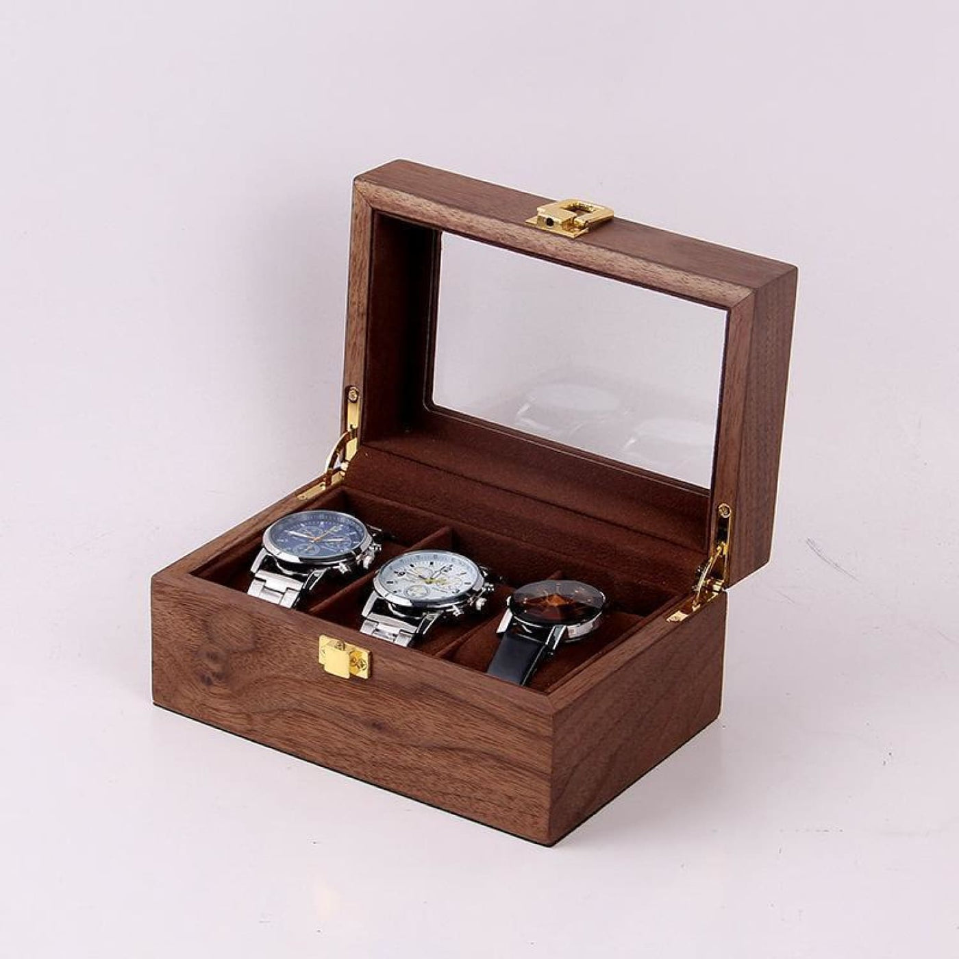 Boîte 3 montres bois précieux coloris beige – Cléophée Paris