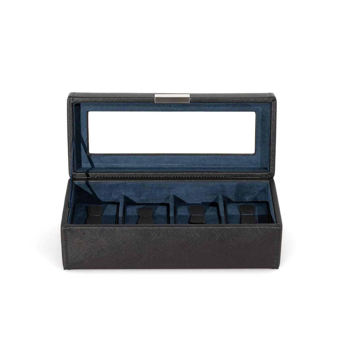 Boîte à montres bleu marine – 4, 6 ou 10 emplacements – vue 2 – Cléophée Paris