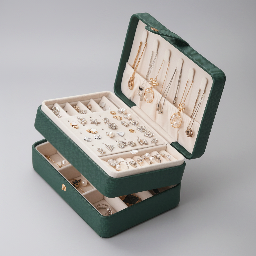 Boîte à bijoux de voyage — Compacte - Cléophée Paris