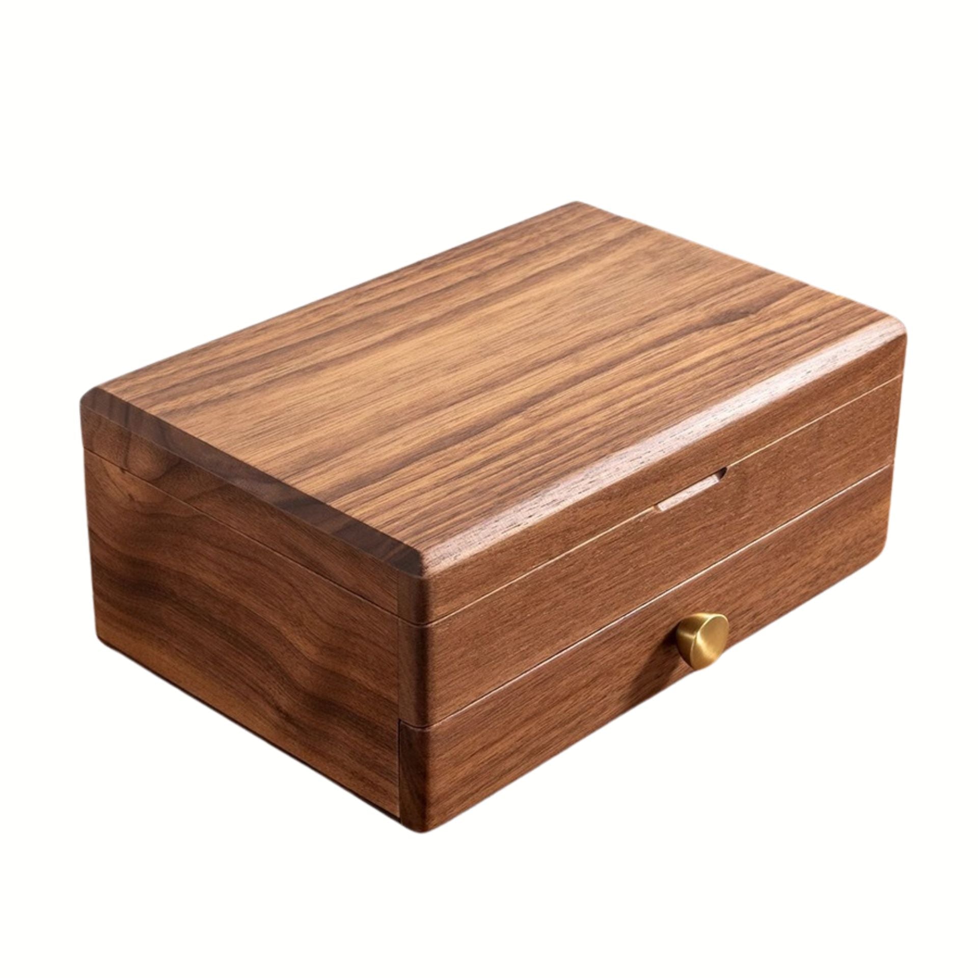 Boîte à bijoux en bois massif avec tiroir - Cléophée Paris