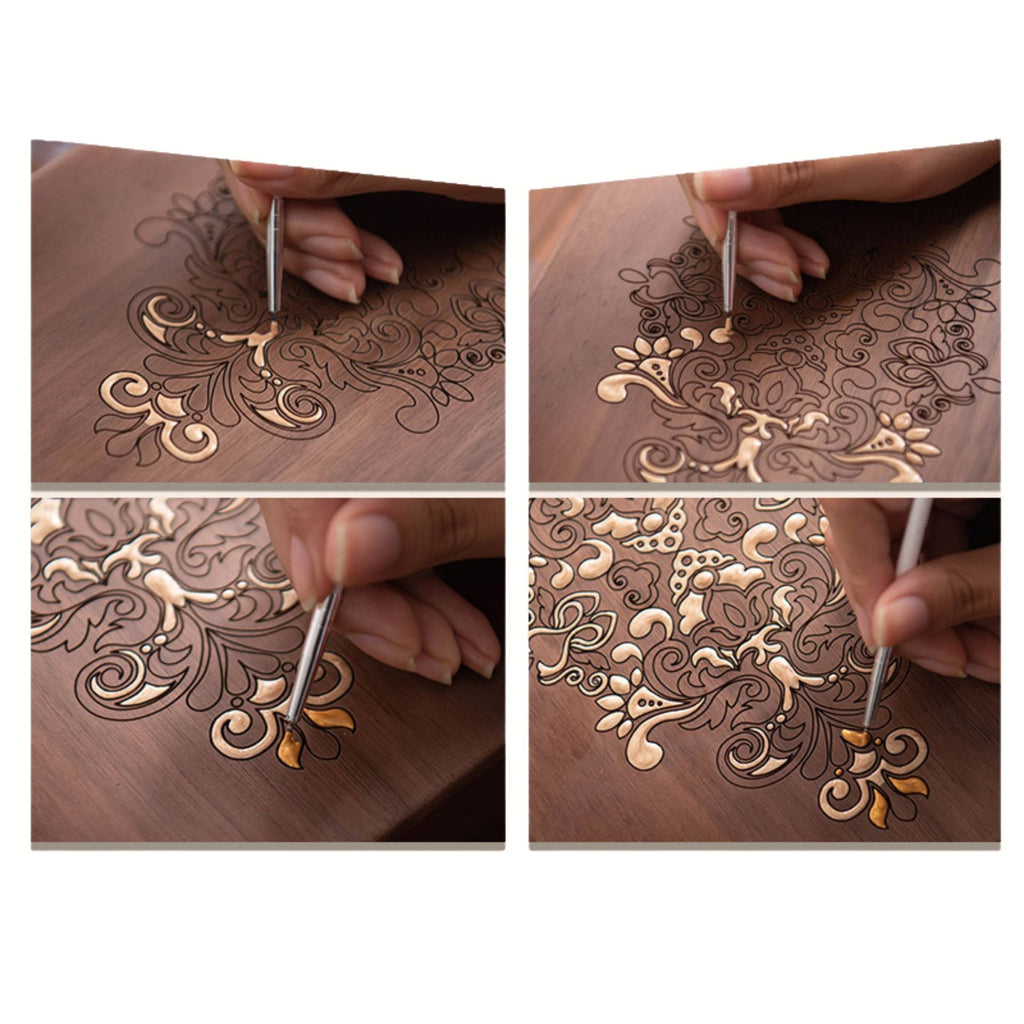 Boîte à bijoux en bois massif – Peinte à la main - Cléophée Paris