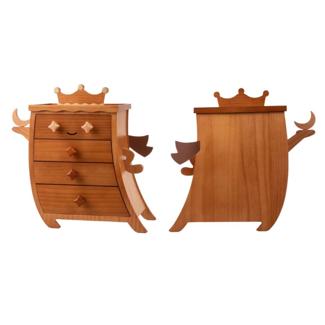 Boîte à Bijoux en Bois – Modèle Roi / Dragon – 4 Tiroirs - Cléophée Paris