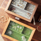 Boîte à bijoux en noyer & cerisier massif - Cléophée Paris