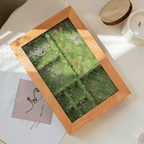 Boîte à bijoux en noyer et cerisier massif (compacte) - Cléophée Paris