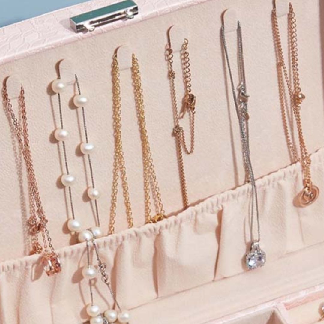 Boîte à bijoux Luvarie – 2 niveaux verrouillables - Cléophée Paris