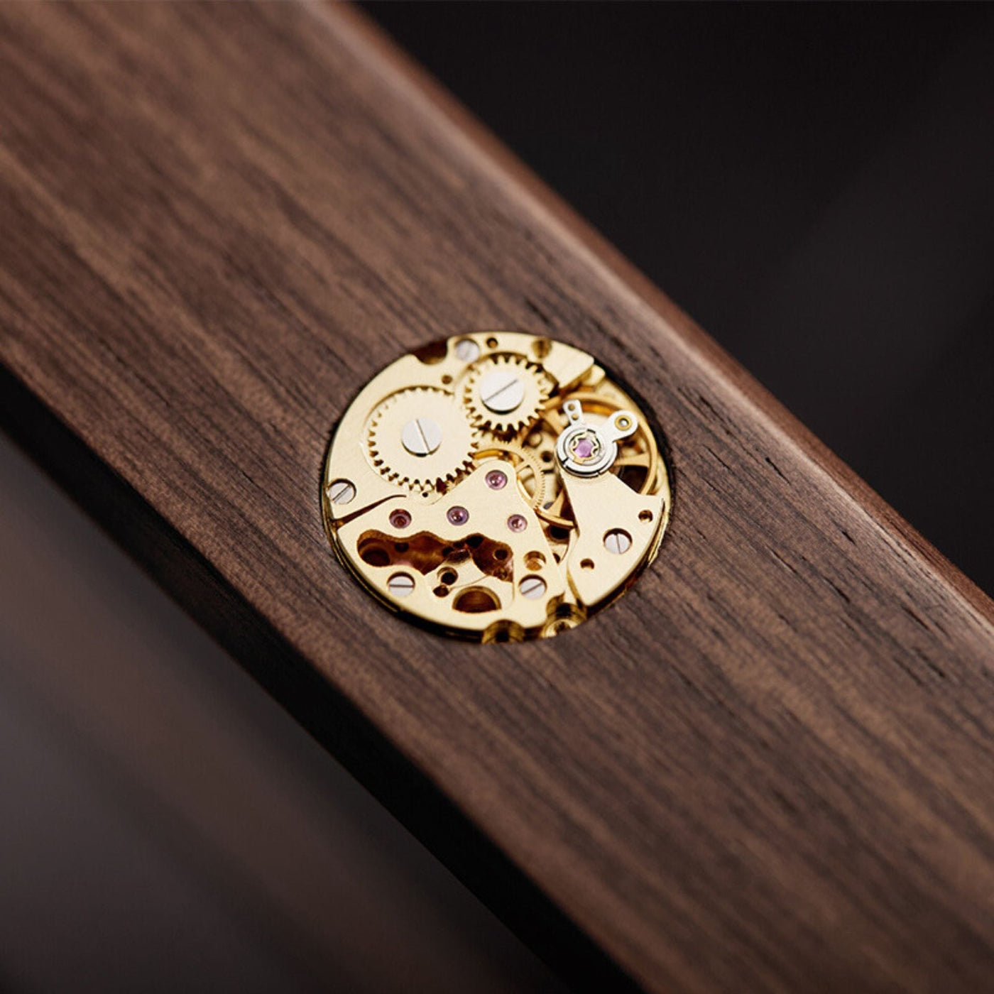 Boîte à montres en noyer massif - Cléophée Paris