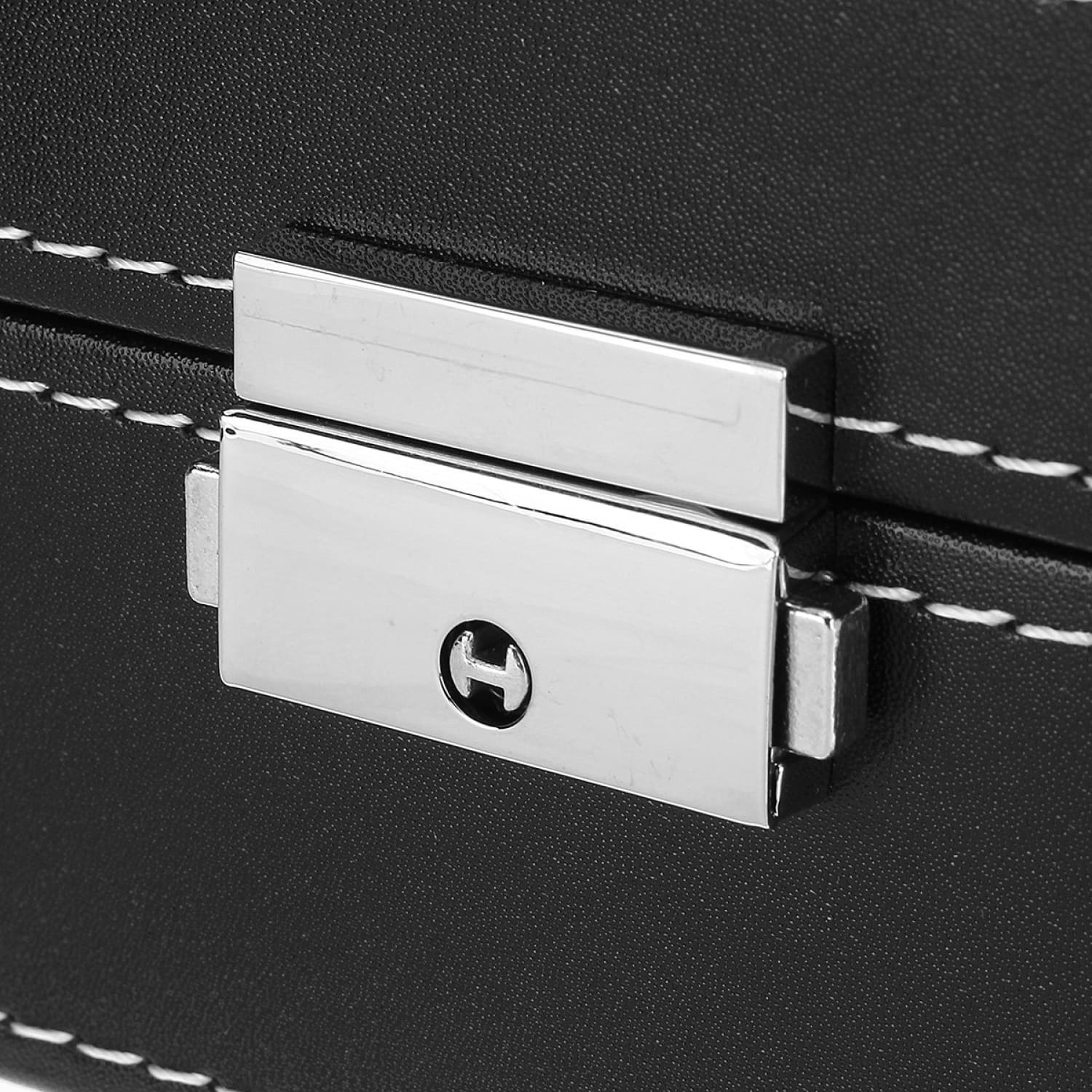 Boîte montres & bijoux femme grise/noire - Cléophée Paris