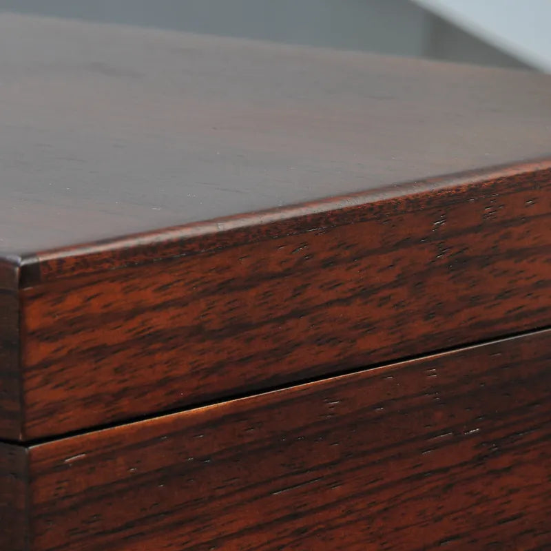 Coffret à montres en bois d'orme – 10 emplacements – vue 3 – Cléophée Paris