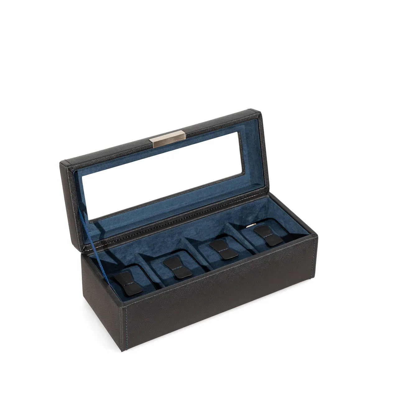 Boîte à montres bleu marine – 4, 6 ou 10 emplacements – Cléophée Paris