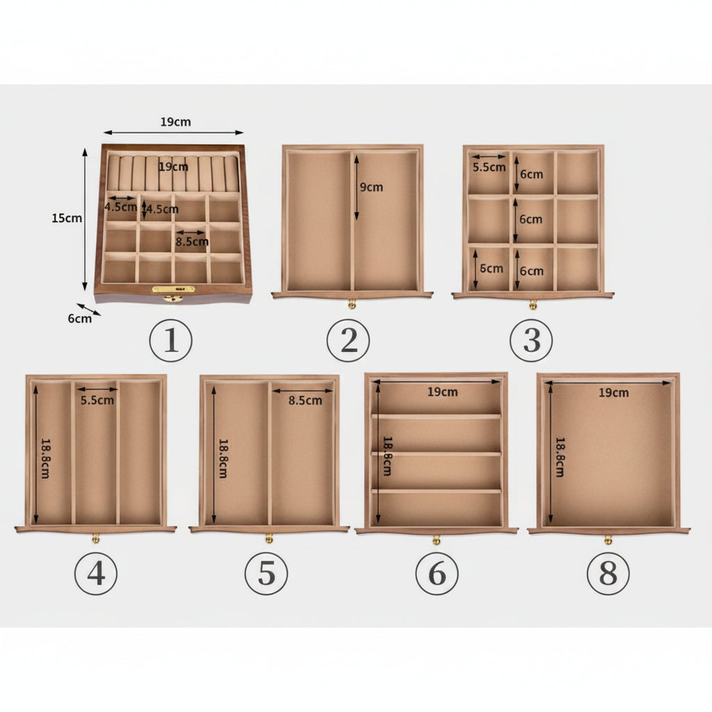 Serrure de sécurité du coffret à bijoux en bois – Cléophée Paris