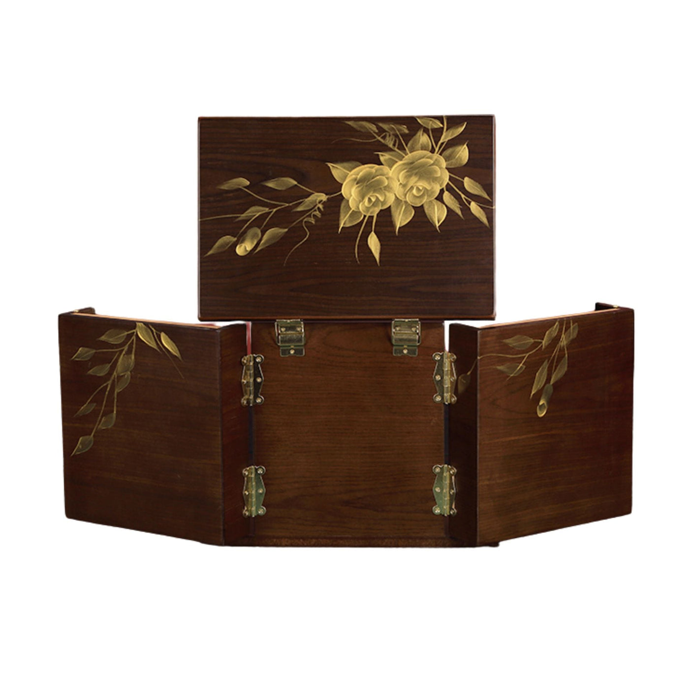 Coffret à bijoux en bois massif – 5 niveaux peints à la main - Cléophée Paris