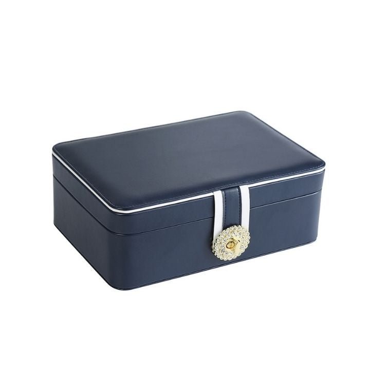 Coffret à Bijoux Parisienne – Double Niveau & Serrure de Sécurité - Cléophée Paris