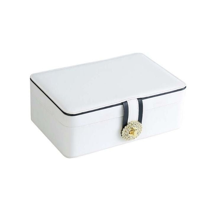 Coffret à Bijoux Parisienne – Double Niveau & Serrure de Sécurité - Cléophée Paris