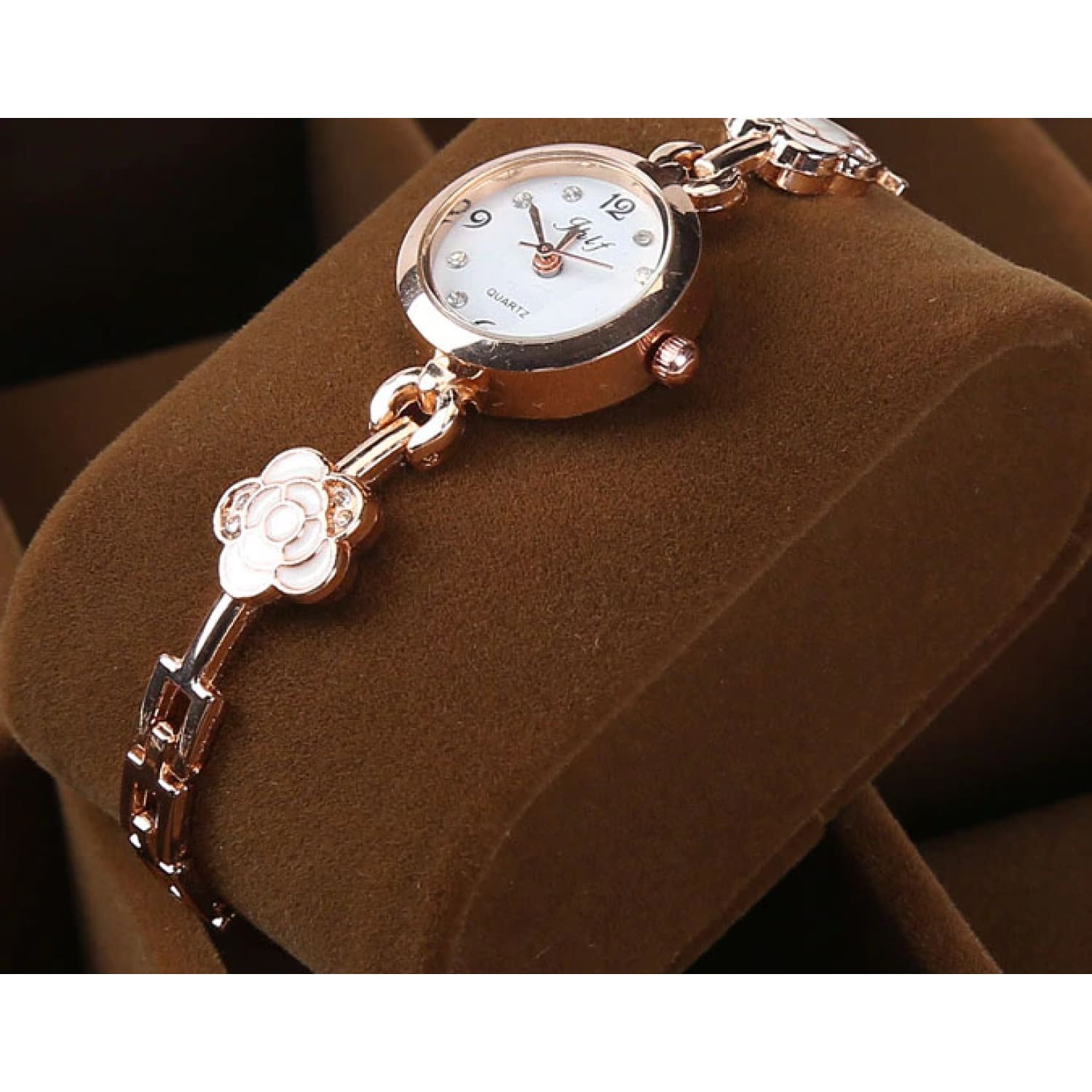 Boîte à montres vintage noire – 12 emplacements – vue 2 – Cléophée Paris