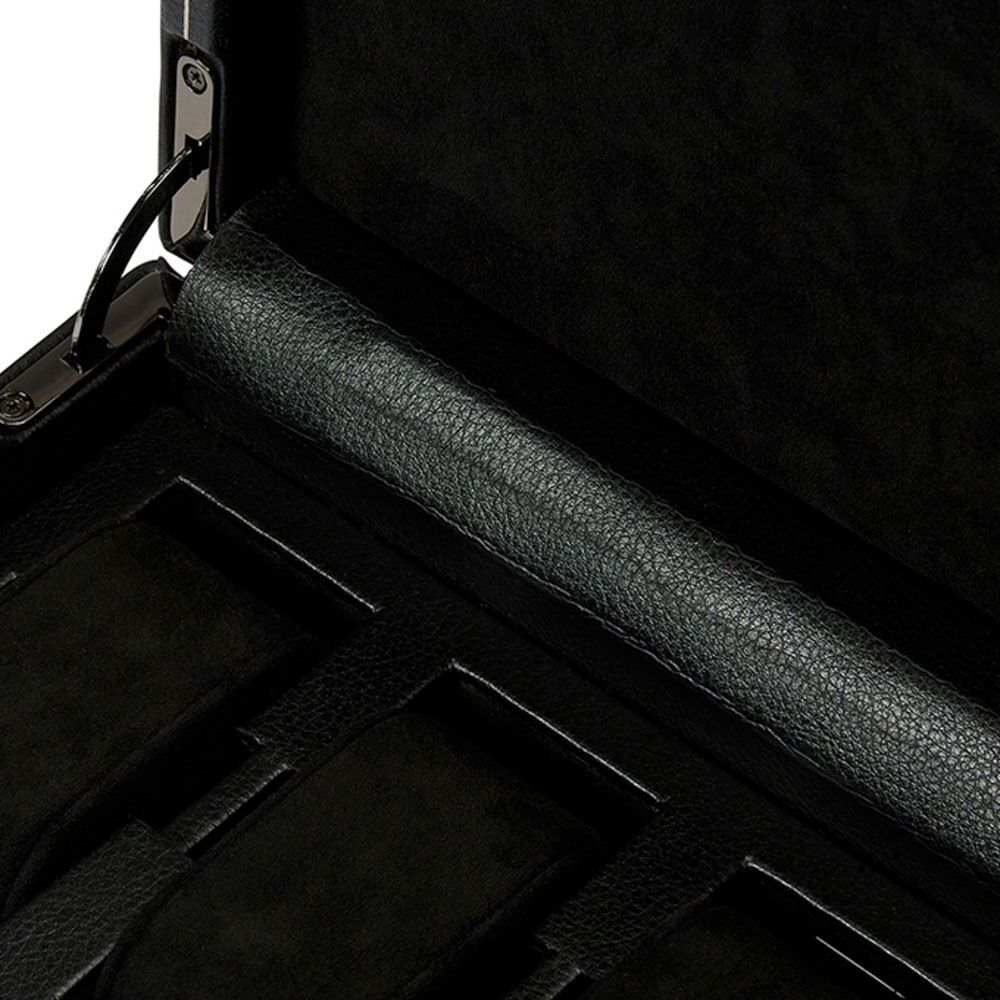 Coffret à montres noir intense – 8, 10 ou 15 emplacements | Wolf 1834 British Racing – vue 4 – Cléophée Paris
