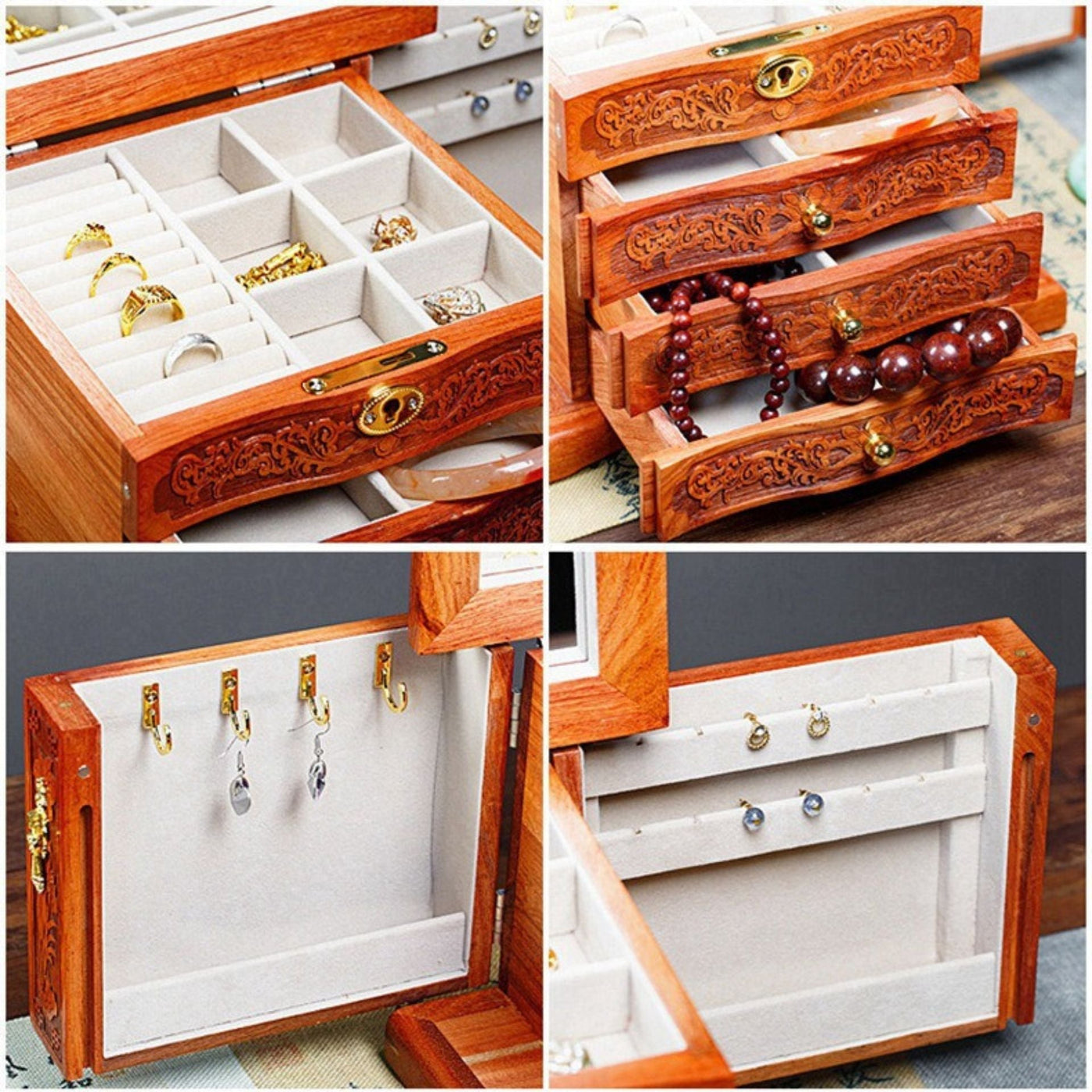Coffret Sculpté Orient – Bois Précieux - Cléophée Paris