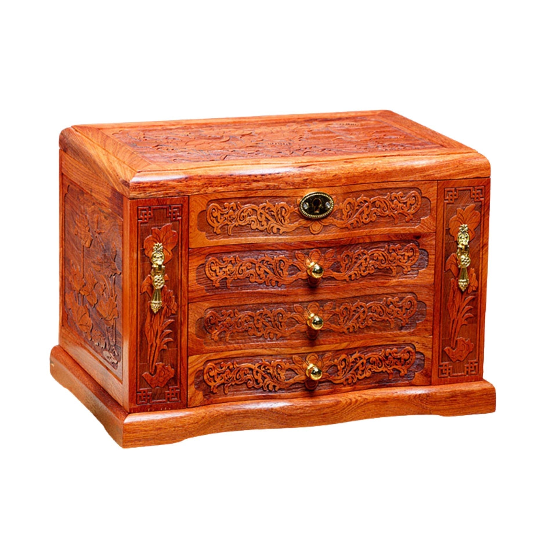 Coffret Sculpté Orient – Bois Précieux - Cléophée Paris