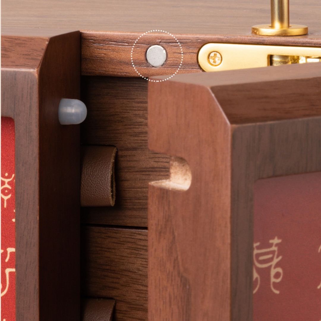 Coffret thème mariage asie – 5 tiroirs & porte verrouillable - Cléophée Paris