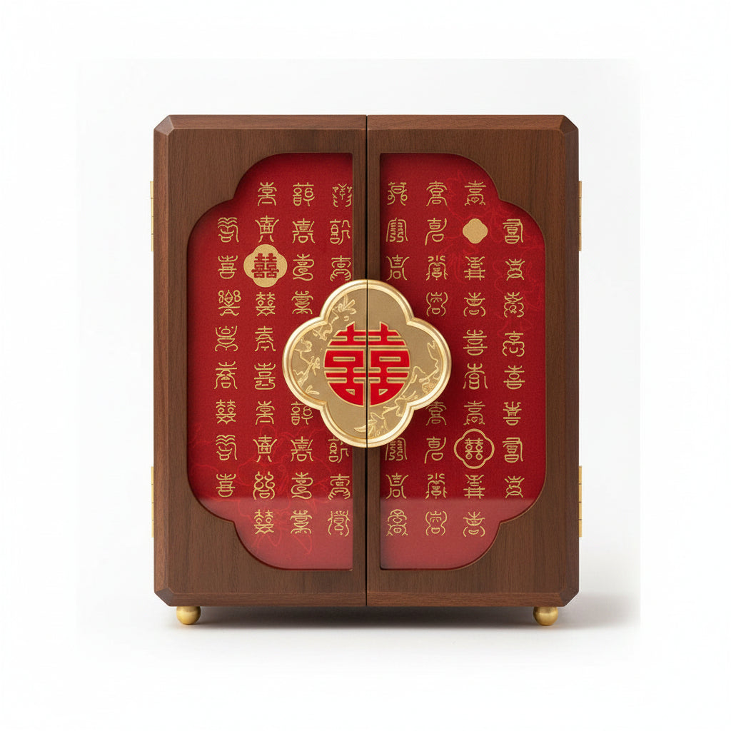 Coffret thème mariage asie – 5 tiroirs & porte verrouillable - Cléophée Paris
