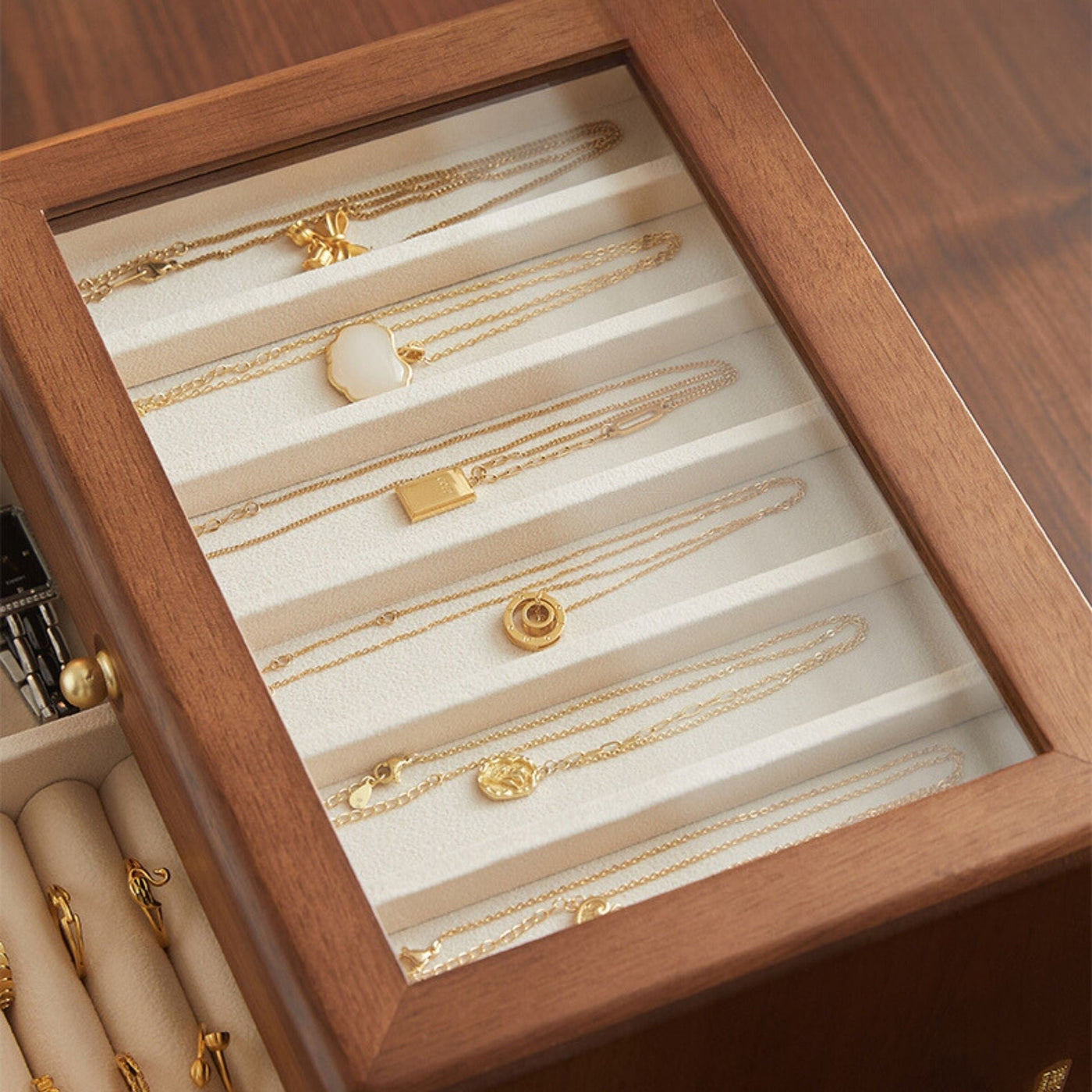 Coffret vitré – 3 ou 4 niveaux - Cléophée Paris