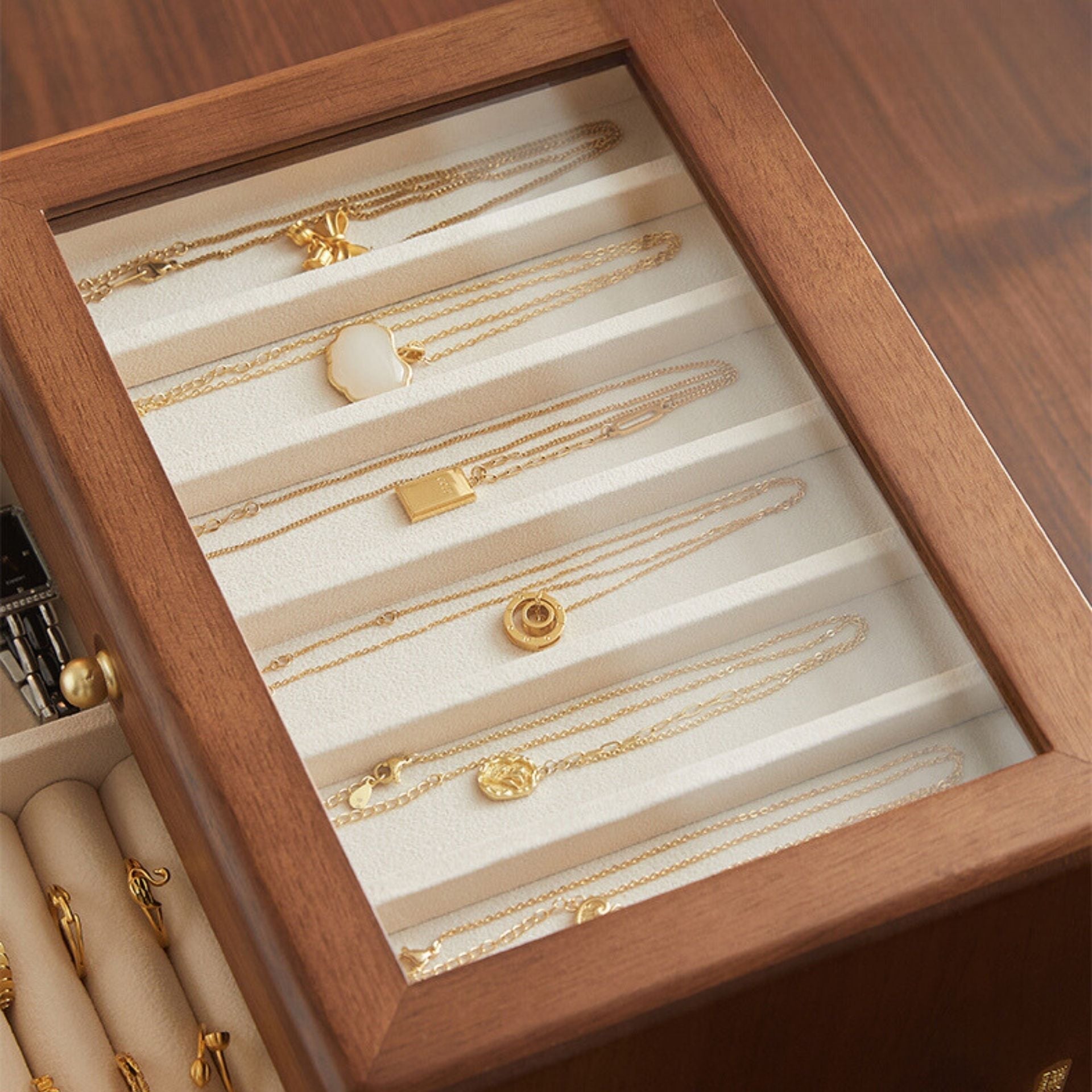 Coffret vitré – 3 ou 4 niveaux - Cléophée Paris