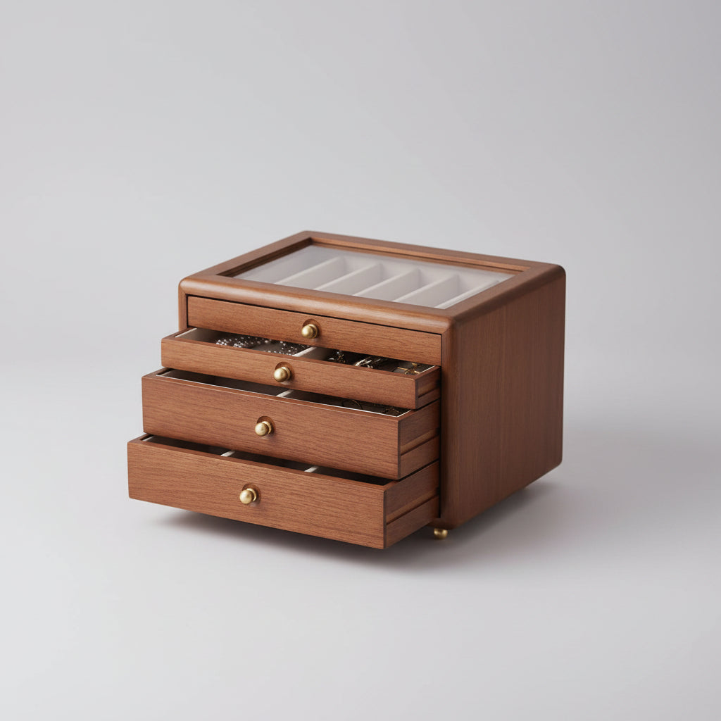 Coffret vitré – 3 ou 4 niveaux - Cléophée Paris
