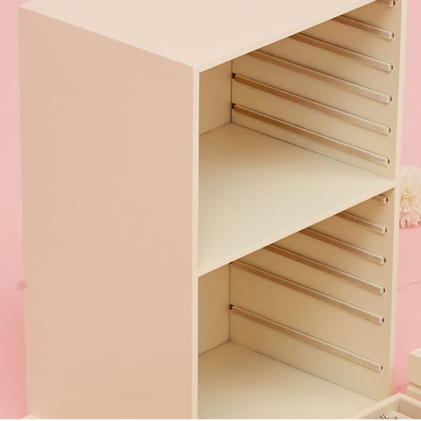 Commode à Bijoux Rose – 12 Tiroirs et Grand Volume - Cléophée Paris