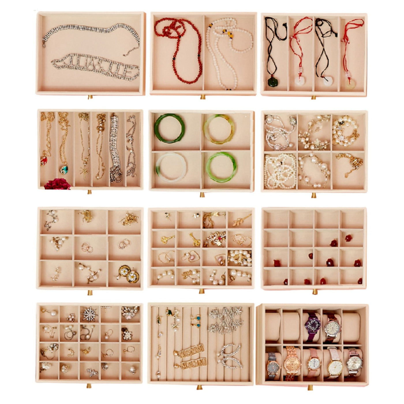 Commode à Bijoux Rose – 12 Tiroirs et Grand Volume - Cléophée Paris