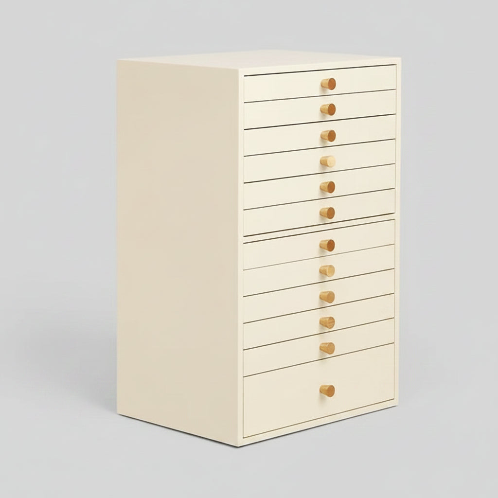 Commode à Bijoux Rose – 12 Tiroirs et Grand Volume - Cléophée Paris