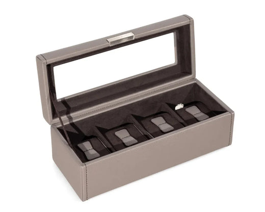 Boîte à montres grise – 4, 6 ou 10 emplacements – Cléophée Paris