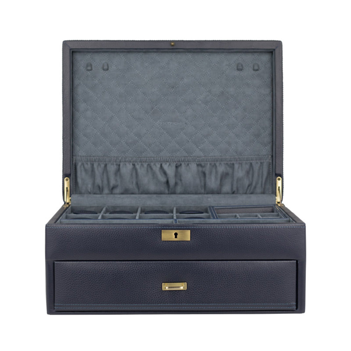 Boîte à montres en cuir pleine fleur – 20 emplacements – vue 13 – Cléophée Paris