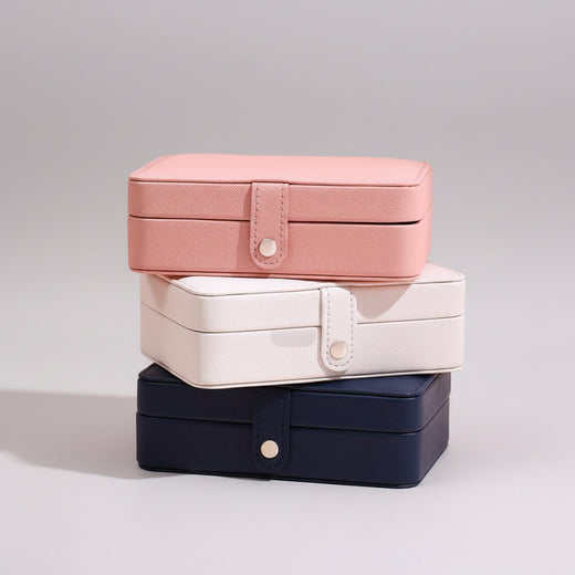 Étui de voyage boutons – Boîte à bijoux rectangulaire - Cléophée Paris
