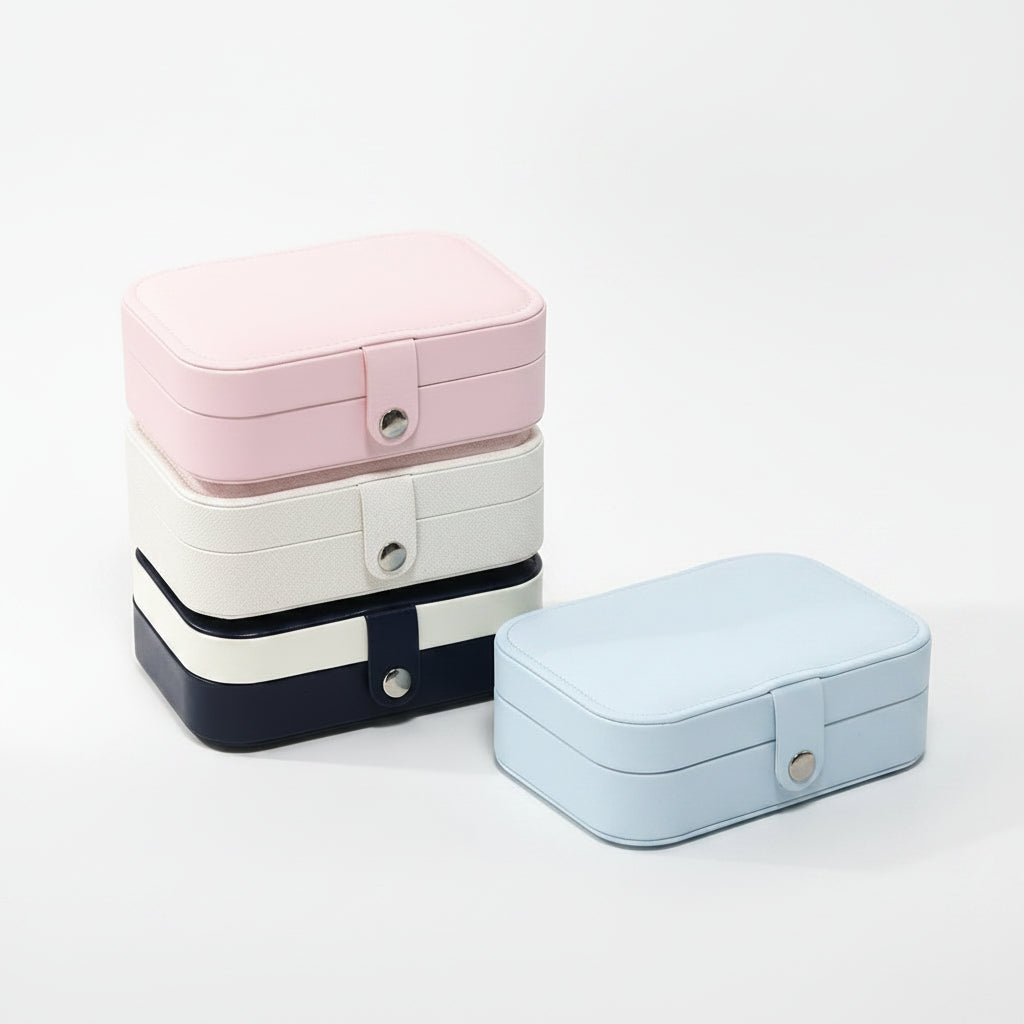 Étui de voyage chic – Boîte à bijoux bouton - Cléophée Paris
