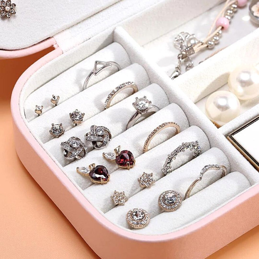 Étui de voyage chic – Boîte à bijoux bouton - Cléophée Paris