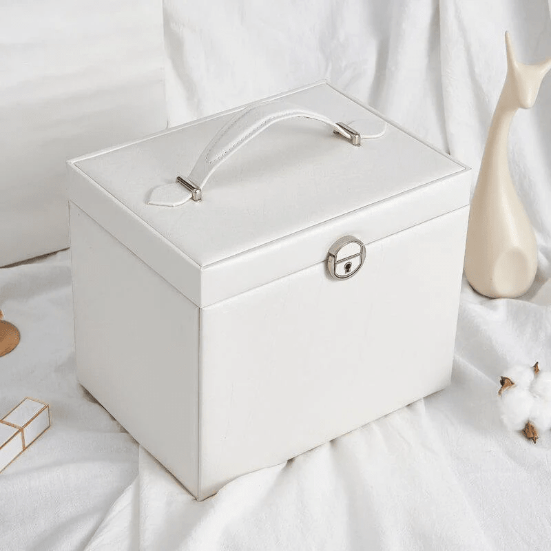 Grande boîte à bijoux avec miroir - Cléophée Paris