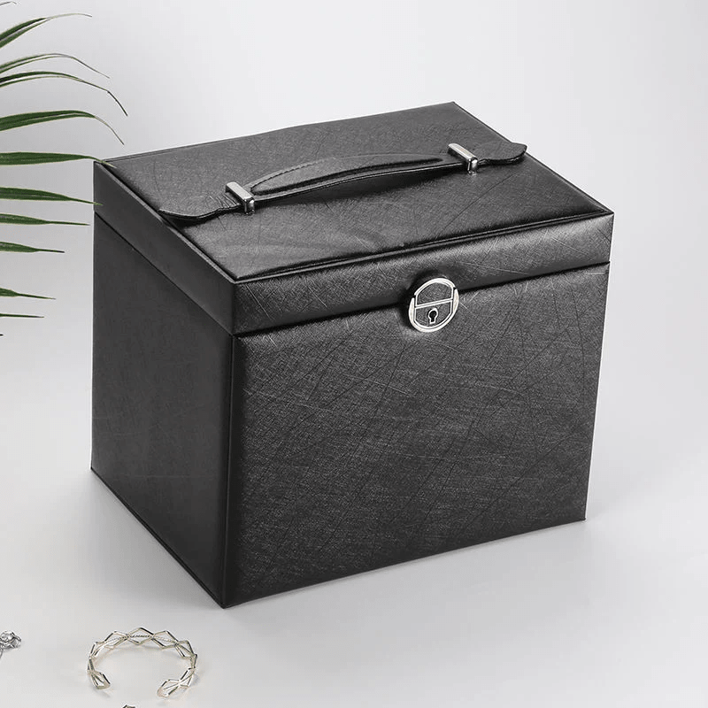 Grande boîte à bijoux avec miroir - Cléophée Paris