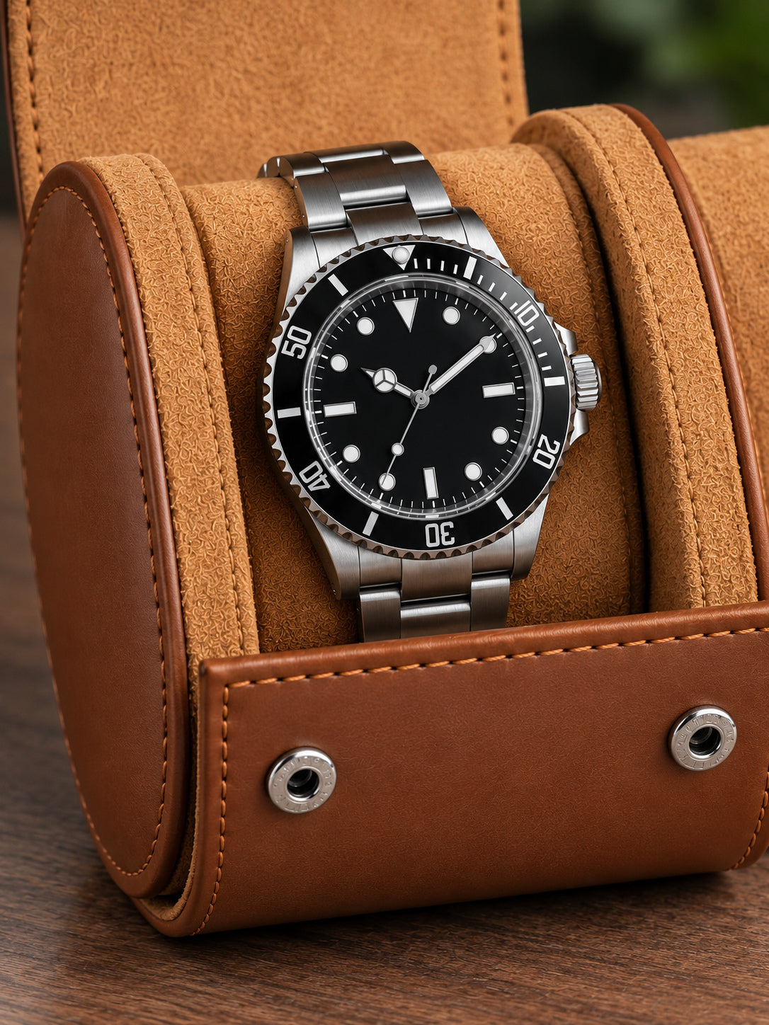 Étui de voyage 1 montre cognac Camden — vue 5