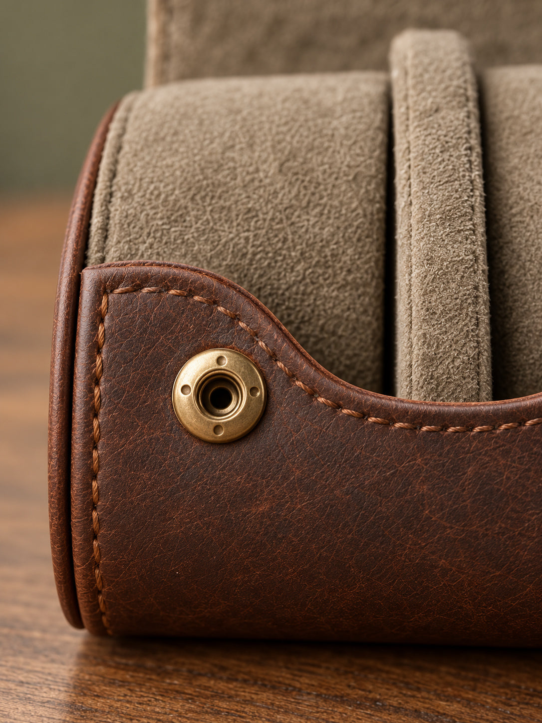 Étui de voyage 3 montres brun patiné Hadley — vue 5