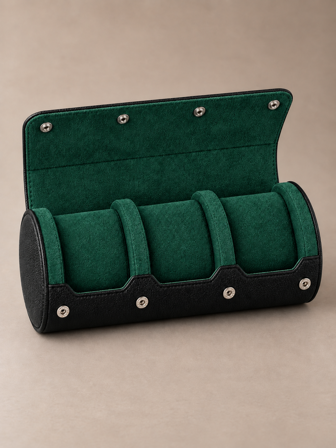 Étui de voyage 3 montres noir Holborn — vue 6