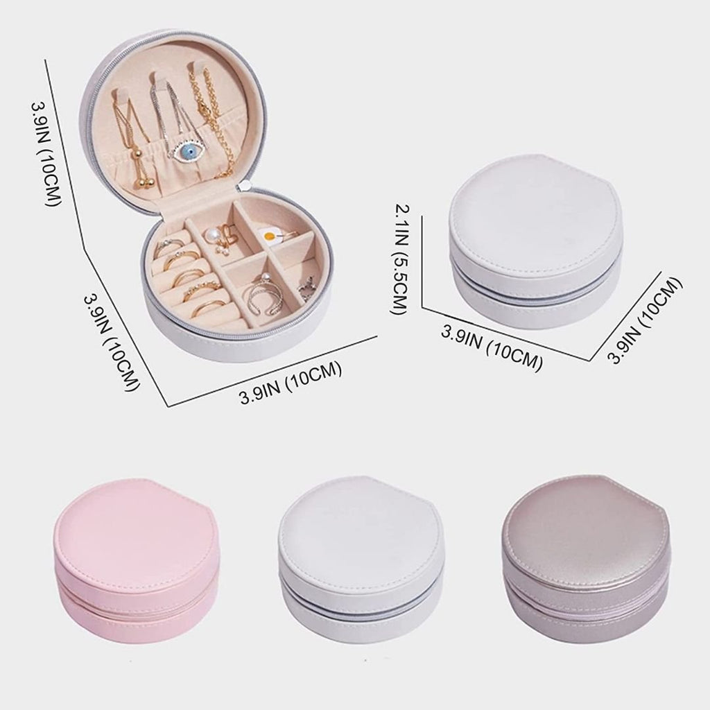 Mini coffret de voyage zippé – Boîte à bijoux - Cléophée Paris